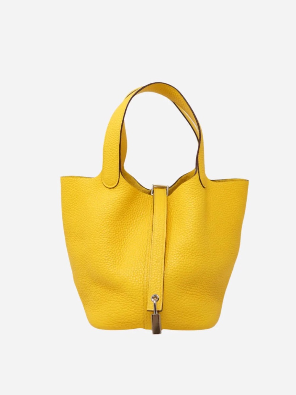 Hermes 2019 Picotin Lock 18 Handbag Yellow
